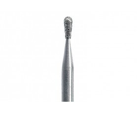 Fraise rotative en forme de poire G830.314 pour turbine de pédicure, utilisée pour le traitement précis des cors.