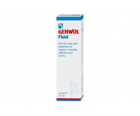 Flacon de Gehwol Fluide 15ml, traitement désinfectant et assouplissant pour les ongles et les peaux dures