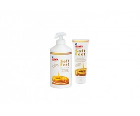 Tube de crème GEHWOL Soft Feet pour le soin quotidien des pieds secs, gercés et la prévention des callosités