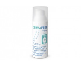 Tube de crème Dermafeet 60ml pour pieds diabétiques, soin hydratant et protecteur contre les fissures et callosités