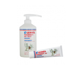 Baume Gehwol Fusskraft Rouge pour le soin des pieds froids et des crevasses, formule antiseptique sans parfum