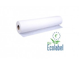 Rouleau de drap d'examen médical 2 plis gaufrés, papier recyclé certifié Ecolabel, fabrication française