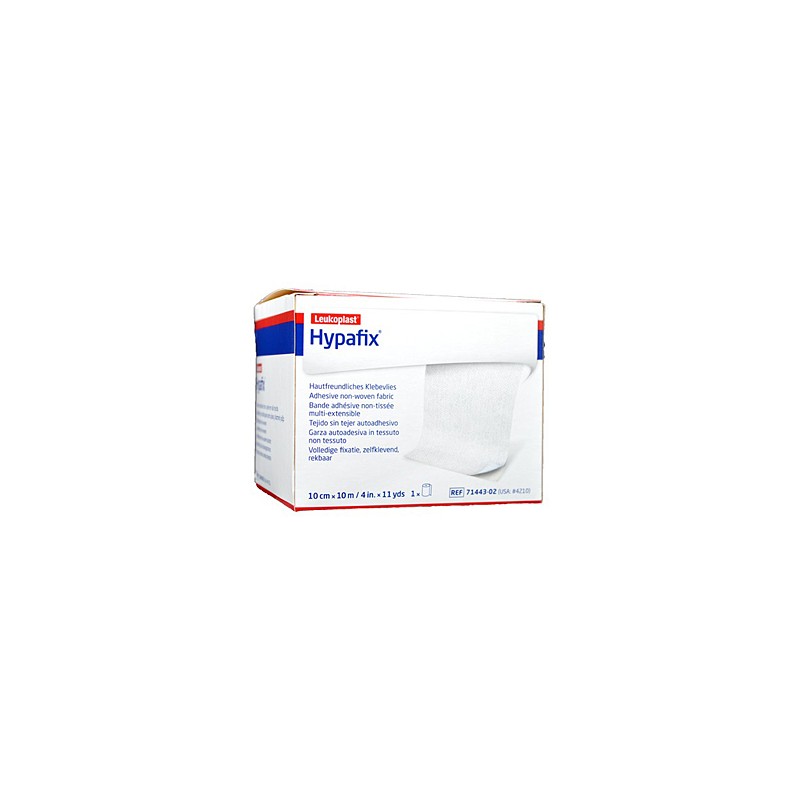 Rouleau de sparadrap Hypafix blanc non-tissé multi-extensible pour la fixation de pansements podologiques