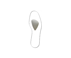 Élément de décharge ARC 12419 pour orthèses plantaires, appui rétro-capital pour le soulagement des métatarsalgies