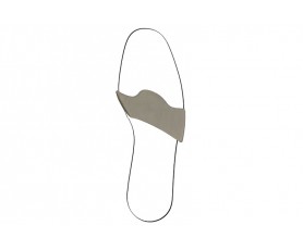 Paire de barres rétro-capitales BRC 7007 pour le soutien des métatarses et la fabrication de semelles orthopédiques