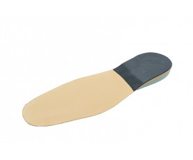 Semelles orthopédiques traditionnelles pour épine calcanéenne avec décharge talonnière sans voûte plantaire