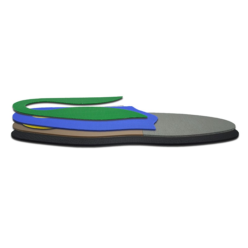 Matériau de base thermoformable Crispin Sport2 pour semelles orthopédiques de sport haute résilience