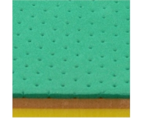 Tri densité Vert 33/2.5 + Chair33/3 + Jaune33/3 8,5mm ±90x90cm